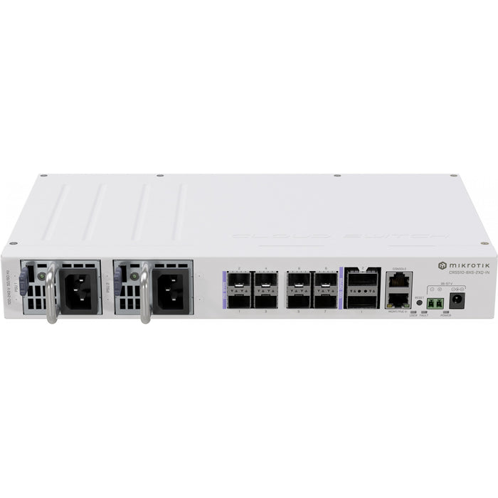 Custom Gaming Desktop PCs - Ireland - GAMEFORCE.IE-  10P Mikrotik CRS510-8XS-2XQ-IN QSFP28 M