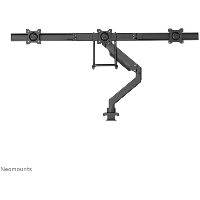 Neomounts NM-D775DX3BLACK Tischhalterung mit Tischhalterungsgriff für drei Flachbildschirme bis 27" (68