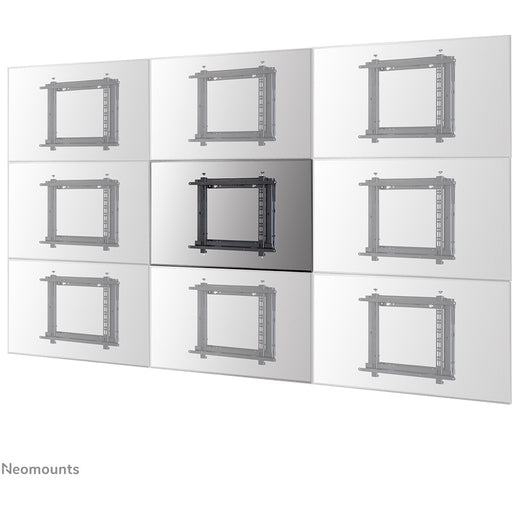 Neomounts WL95-800BL1 Push-to-Pop-Out Videowall-Wandhalterung für 42-70" Bildschirme - Schwarz