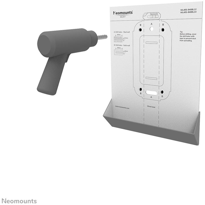 Neomounts WL40S-840BL14 bewegliche Wandhalterung für 32-65" Bildschirme - Schwarz