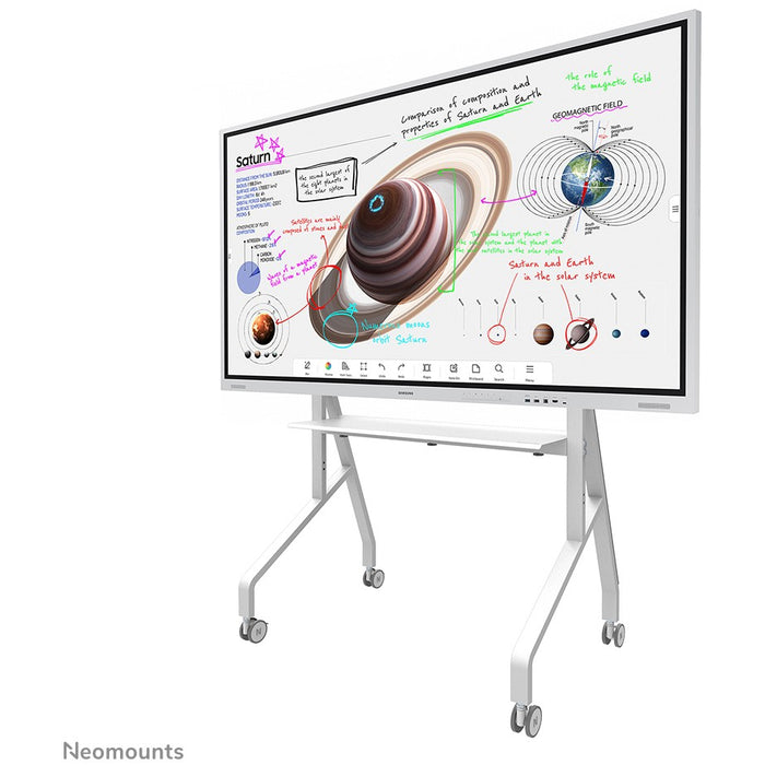 Neomounts FL50-525WH1 mobiler Bodenständer für 55-86" Bildschirme - Weiß