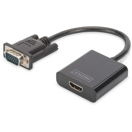 Digitus VGA > HDMI (ST-BU) Adapter Schwarz