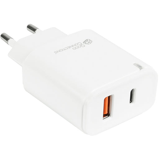 GoodConnections Charger 20W 2-Port USB-A/USB-C Weiß