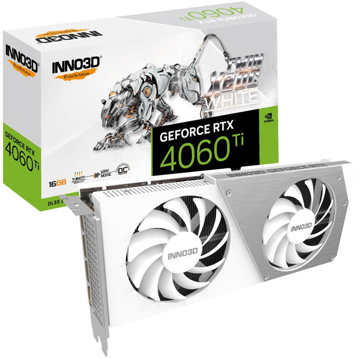 RTX 4060 Ti 16GB Inno3D Twin X2 OC White GDDR6