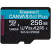 CARD 256GB Kingston Canvas Go! Plus microSDXC 170MB/s +Adapter