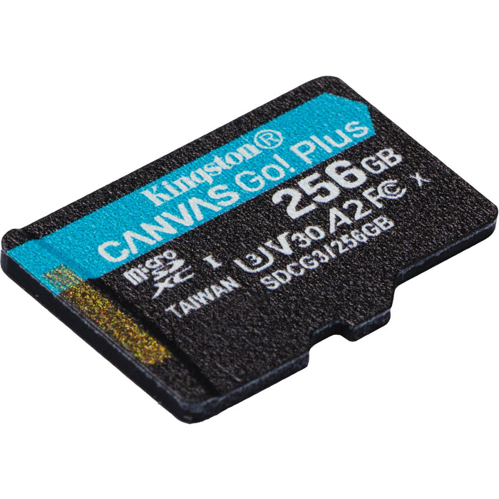 CARD 256GB Kingston Canvas Go! Plus microSDXC 170MB/s +Adapter