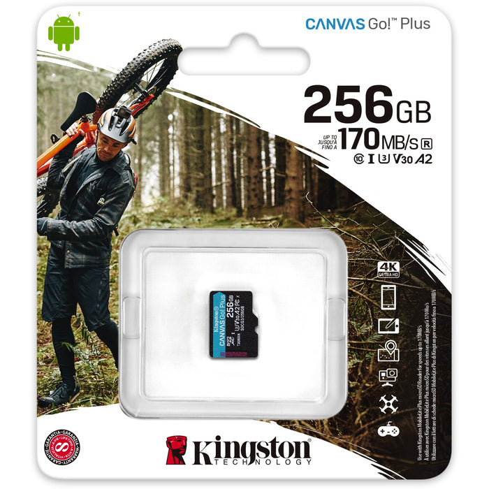 CARD 256GB Kingston Canvas Go! Plus microSDXC 170MB/s