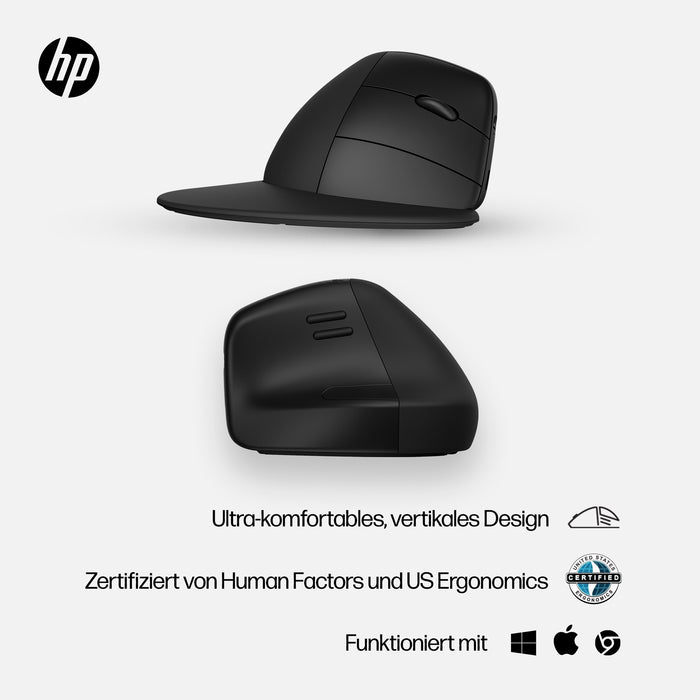 HP 925 Ergonomic Vertical Wireless Mouse