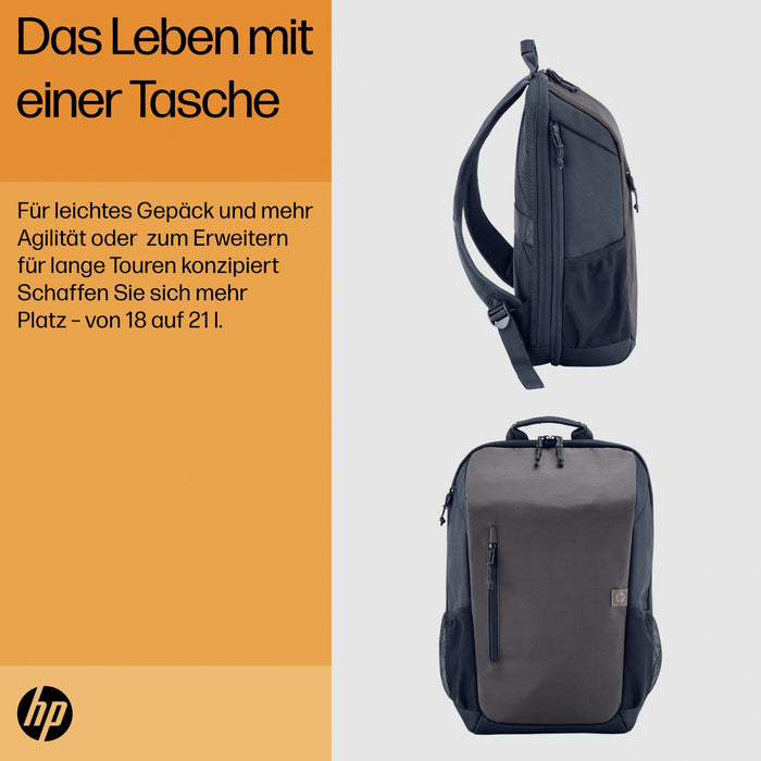 HP Travel 18 Liter 15.6inch Iron Grey Laptop Backpack