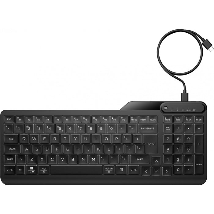 HP 405 Multi-Device Backlit Wired Keyboard SmartBuy