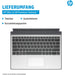 HP Elite x2 G8 Premium Keyboard (DE)