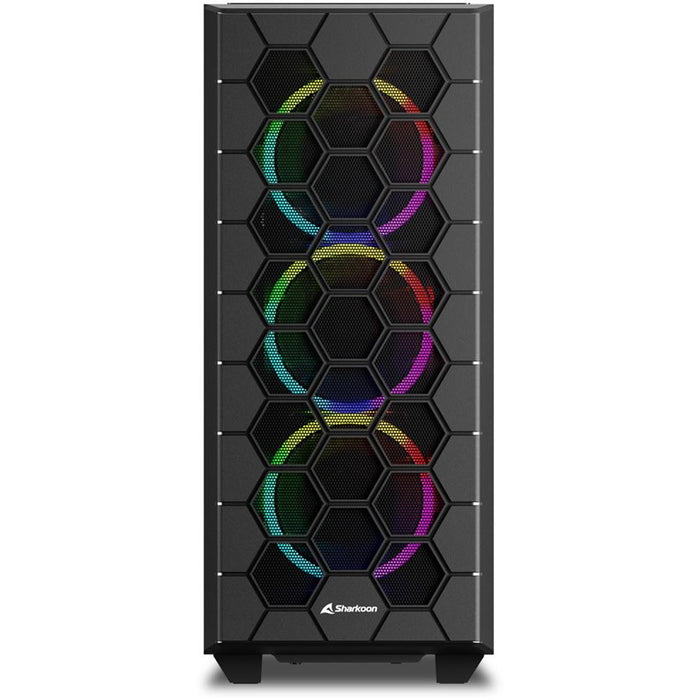 Midi Sharkoon HEX RGB Black