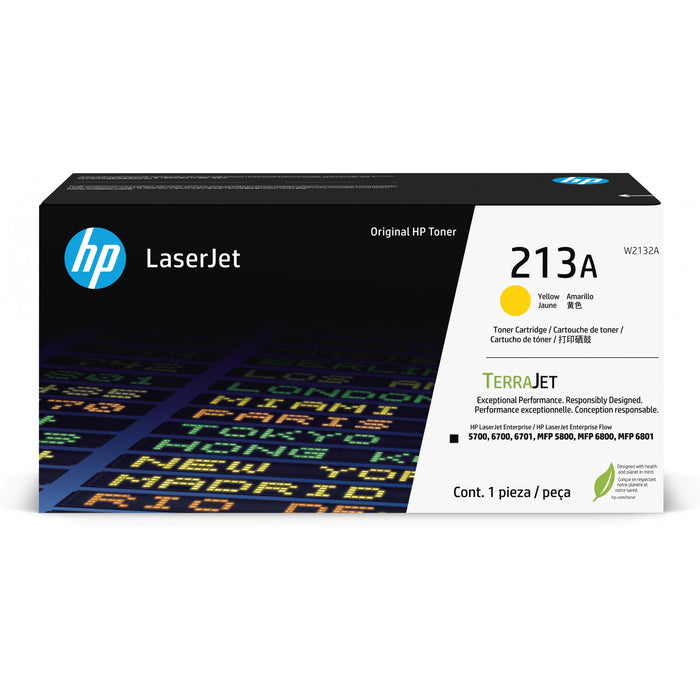 HP Toner 213A W2132A Gelb bis zu 3.000 Seiten