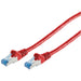 Patchkabel CAT6a RJ45 S/FTP PiMF 3m Rot