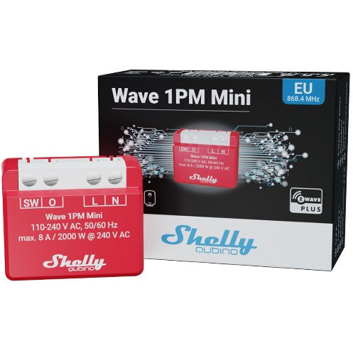 Shelly Relais "Wave 1PM Mini" Z-Wave