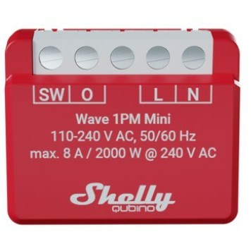 Home & Living - Shelly Relais "Wave 1PM Mini" Z-Wave