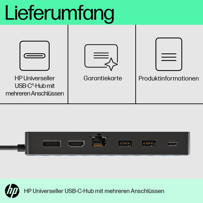 D HP Universal USB-C Multiport Hub SmartBuy