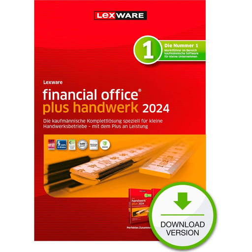 Software - Lexware Financial Office Plus Handwerk 2024 - 1 Devise, ABO - ESD -DownloadESD