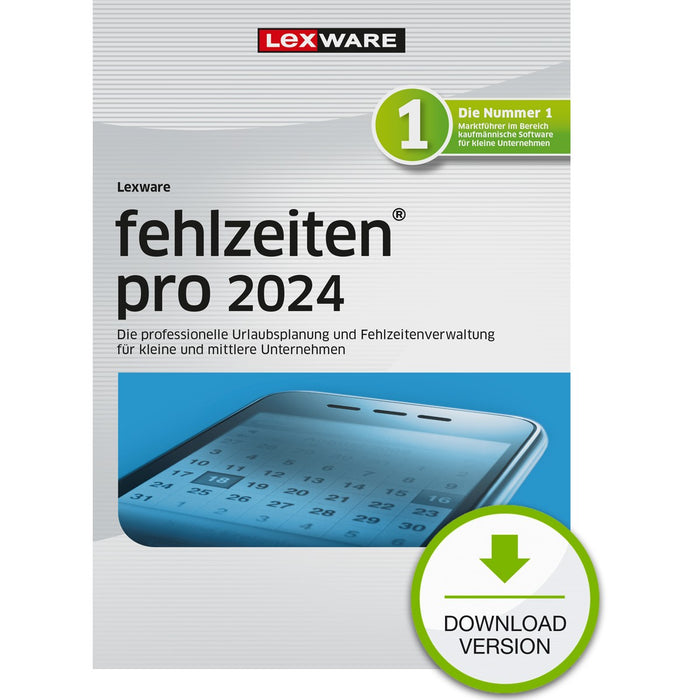 Lexware Fehlzeiten Pro 2024 - 1 Devise