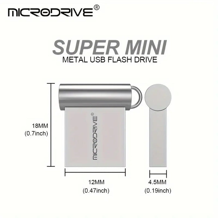 Super Mini Metal USB Flash Drive 64gb