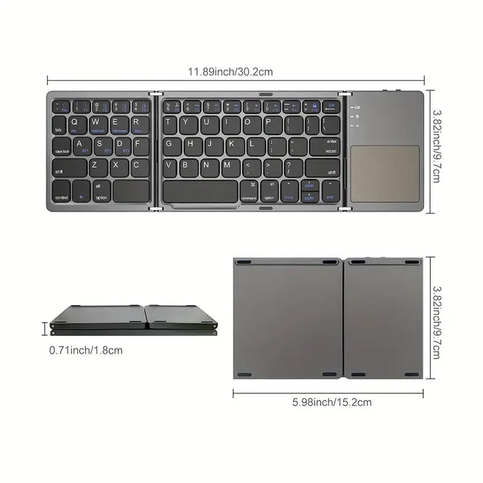 PC-Link Wireless Three Fold Keyboard For PC Or Office