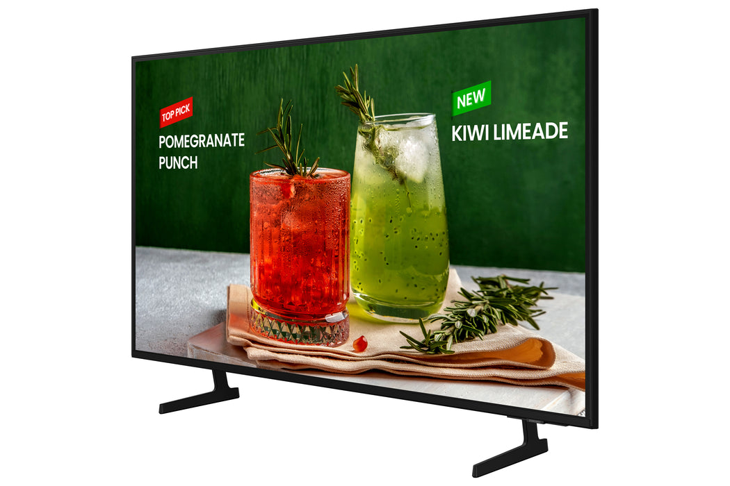 Samsung BE75D-H Digital signage flat panel 190.5 cm (75") LED Wi-Fi 4K Ultra HD Black Tizen 16/7