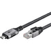 Goobay USB-C 3.1 > RJ45 (ST-ST) 3m Ethernet-Kabel Schwarz-Silber