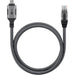 Goobay USB-C 3.1 > RJ45 (ST-ST) 3m Ethernet-Kabel Schwarz-Silber