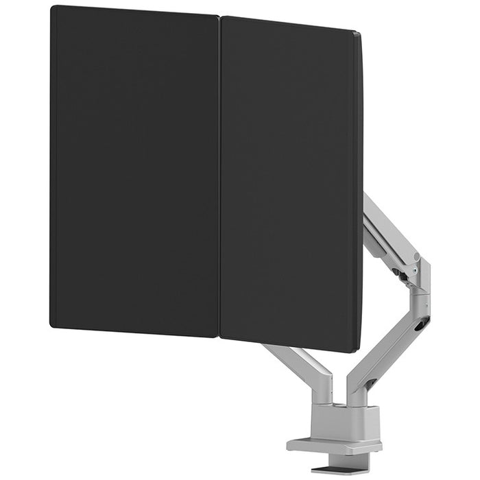 Neomounts DS70-250SL2 Tischhalterung für 2 Monitore bis 81cm 32" 9KG Silber