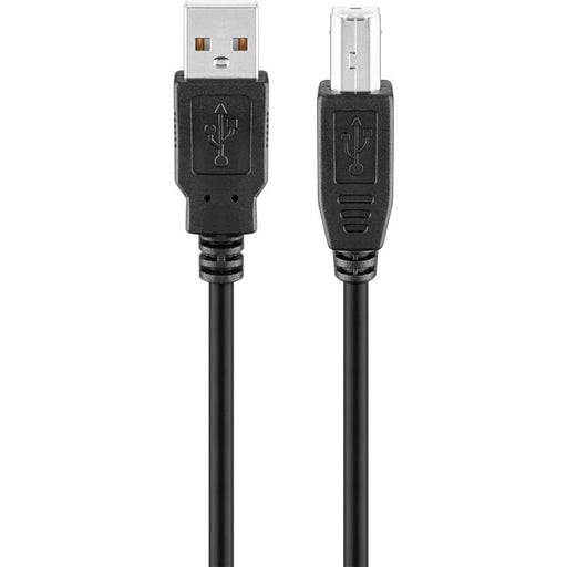 Goobay USB 2.0 A > B (ST-ST) 5m Adapterkabel Schwarz