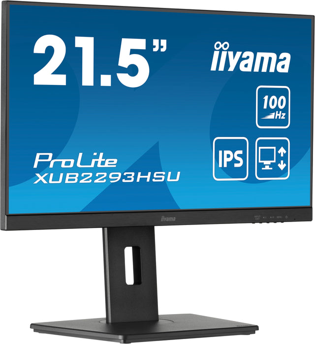 iiyama ProLite XUB2293HSU-B6 computer monitor 54.6 cm (21.5") 1920 x 1080 pixels Full HD LED Black