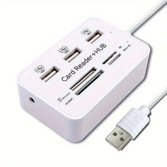 MICRODRIVE 7-in-1 USB Card Reader Hub