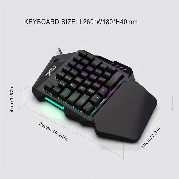 PC-Link HXSJ V100 35 Key One-Handed Keyboard