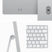 Apple 24-inch iMac with Retina 4.5K display: Apple M3 chip with 8-core CPU and 8-core GPU (8GB/256GB SSD) - Silver