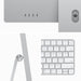 Apple 24-inch iMac with Retina 4.5K display: Apple M3 chip with 8-core CPU and 10-core GPU (8GB/512GB SSD) - Silver