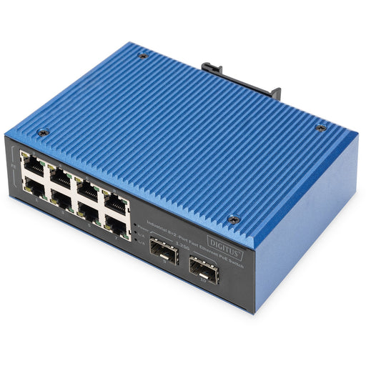 Digitus 8+2P Industrial Fast Ethernet PoE Switch