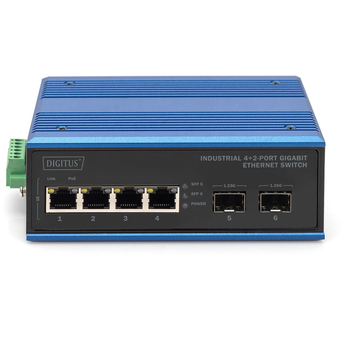 Digitus 4+2P Industrial Gigabit Ethernet Switch