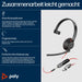 Poly Blackwire 5210 Monaural USB-C Headset +3.5mm Plug +USB-C/A Adapter (207577-201)