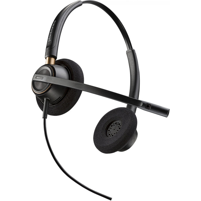 HP Poly EncorePro 520 Binaural Headset +Quick Disconnect (89434-02)