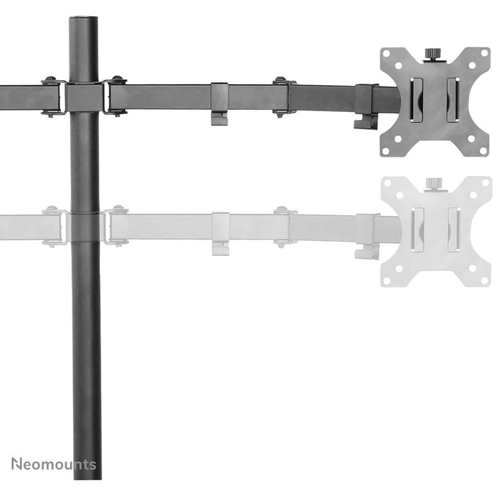 Tischhalterung für zwei Flachbildschirme bis 32" 8KG FPMA-D550DBLACK Neomounts