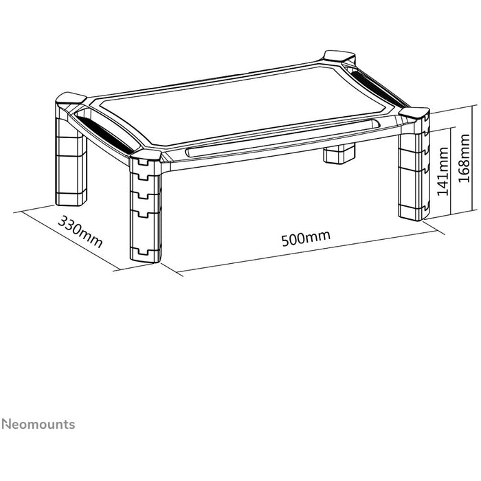 Monitorständer für Flachbildschirme 10KG NSMONITOR20 Neomounts