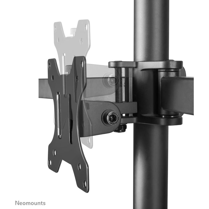 Tischhalterung für drei Flachbildschirme bis 27" (69 cm) 7KG FPMA-D550D3BLACK Neomounts