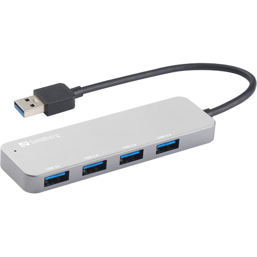 Sandberg 333-88 USB 3.0 HUB 4-Port 4xUSB 3.0 SuperSpeed Silber