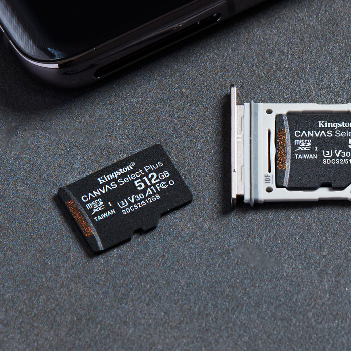 CARD 512GB Kingston Canvas Select Plus microSDXC 100MB/s