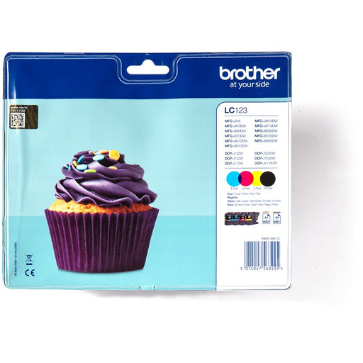 Brother Tinte LC-123 Value Pack (BK/C/M/Y)