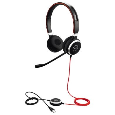 Jabra Evolve 40 MS Duo USB + Klinke NC Überkopfbügelmodell