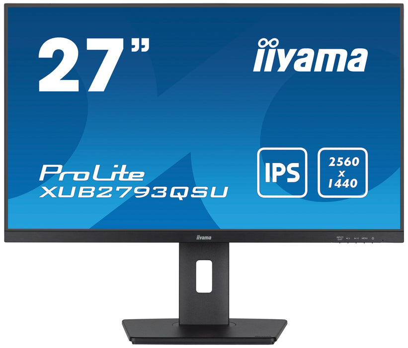 iiyama XUB2793QSU-B7 computer monitor 68.6 cm (27") 2560 x 1140 pixels Wide Quad HD LED Black