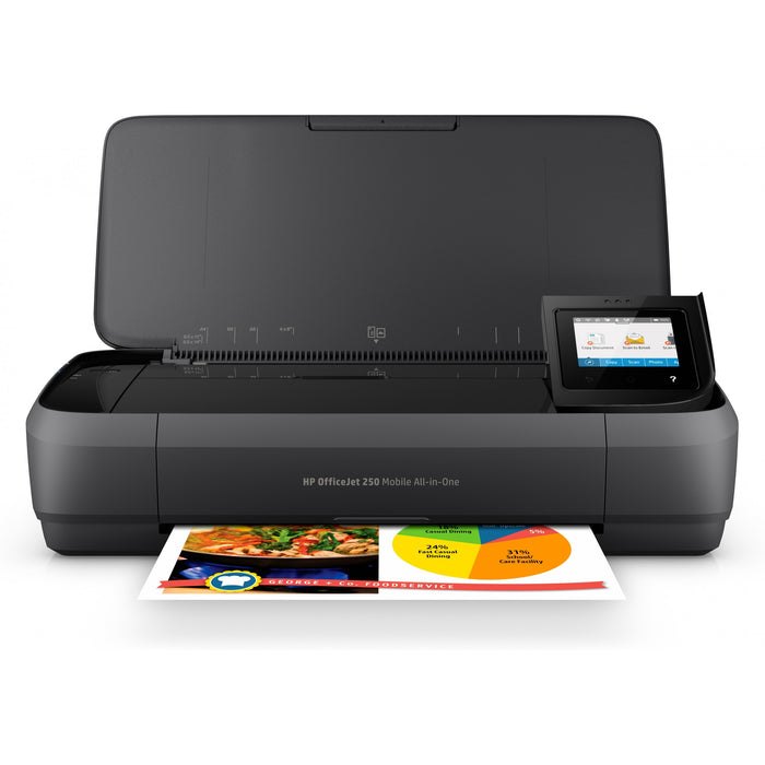 T HP Officejet 250 Mobiler Tintenstrahldrucker 3in1/A4/WiFi inkl. Akku