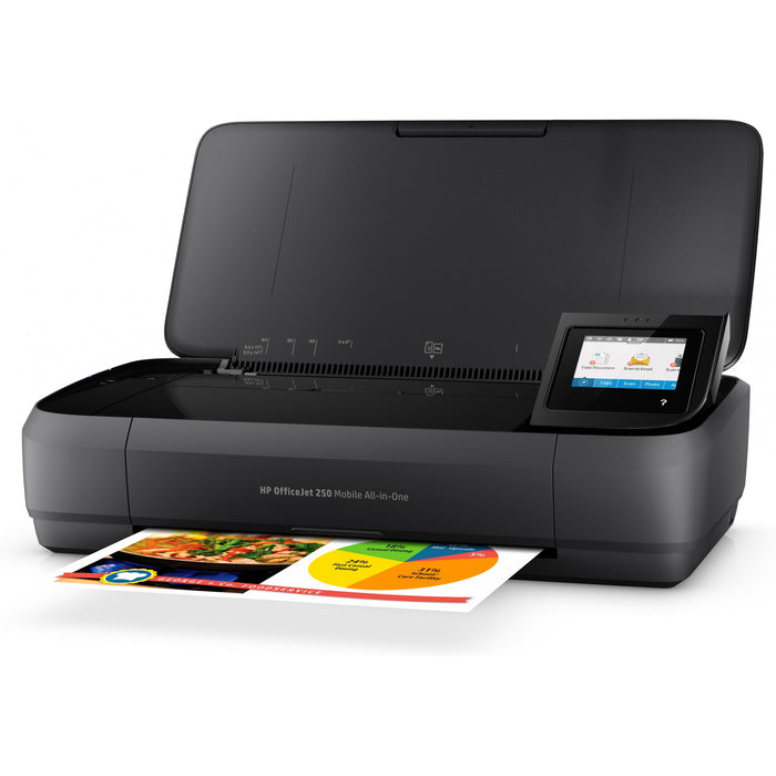 T HP Officejet 250 Mobiler Tintenstrahldrucker 3in1/A4/WiFi inkl. Akku