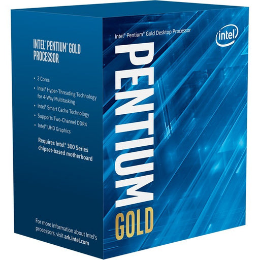 CPUs - Intel S1200 PENTIUM Gold G6400 BOX 2x4 58W GEN10